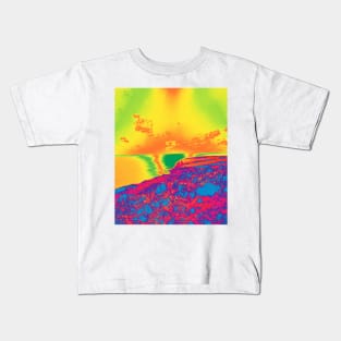 Psychedelic Coastline 1 Kids T-Shirt